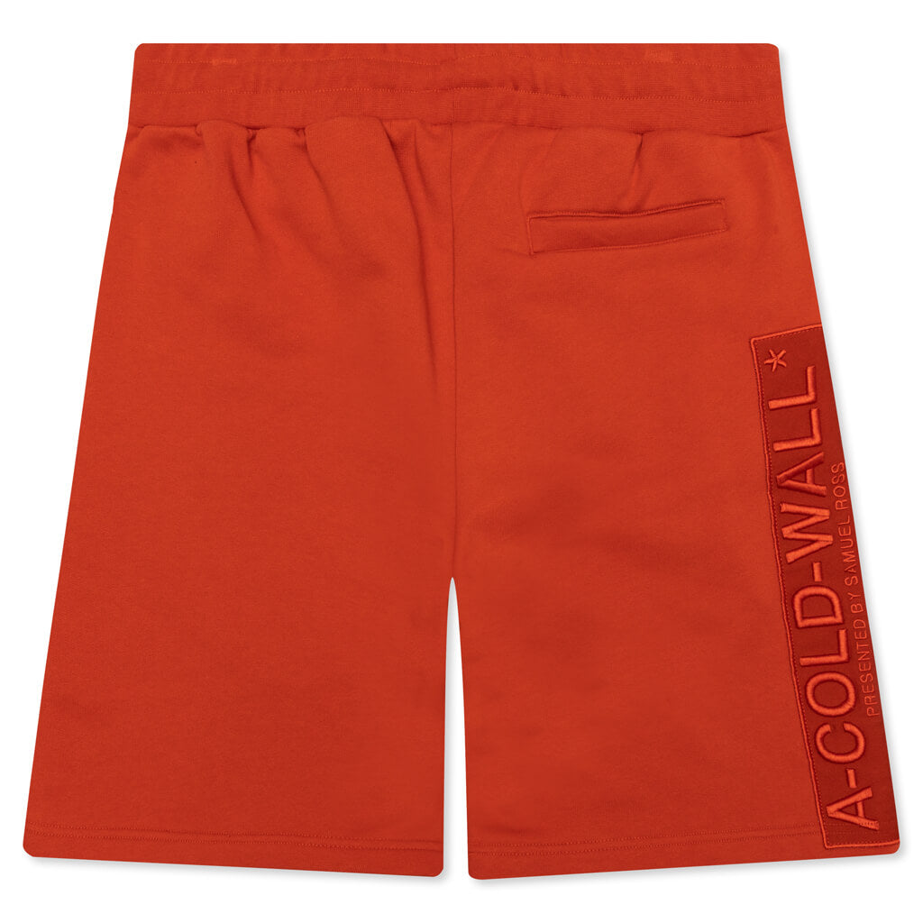 Logo Embroidery Short - Rust Oxide