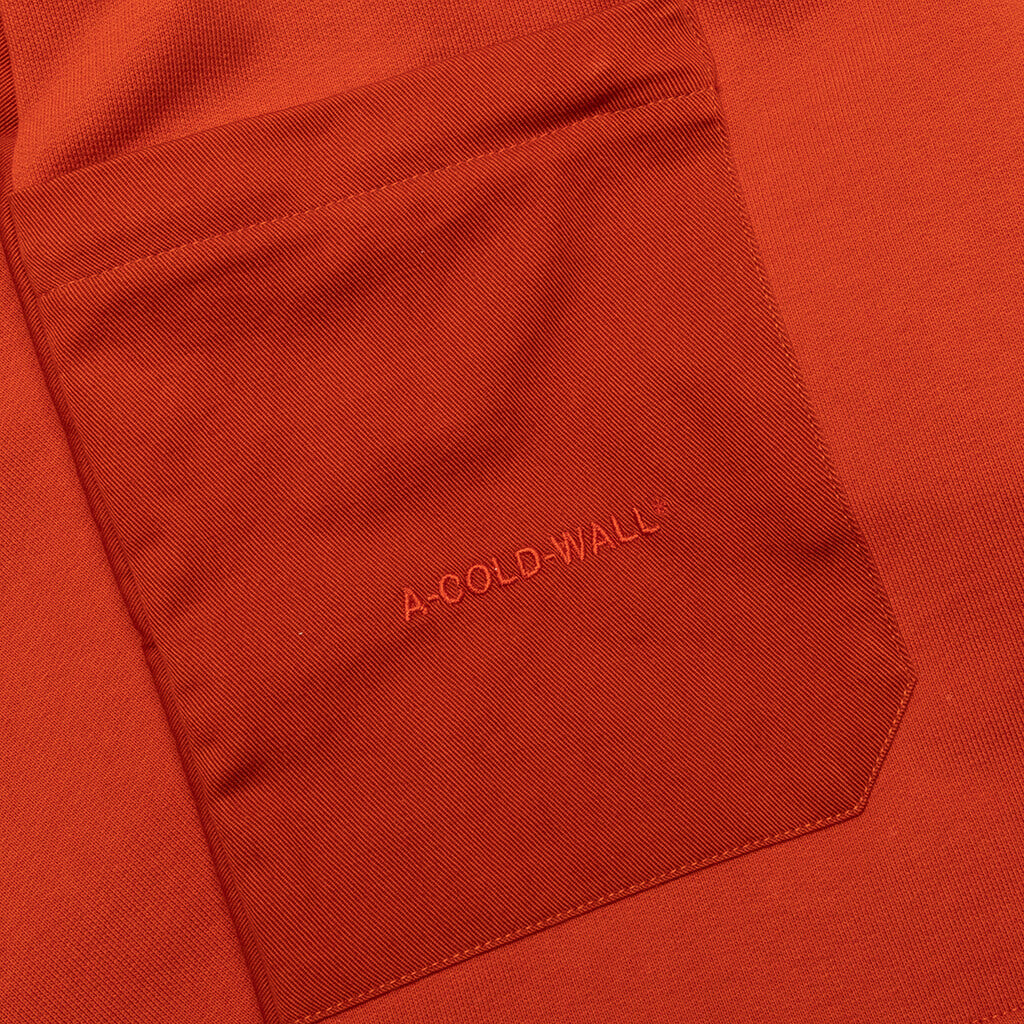 Logo Embroidery Short - Rust Oxide