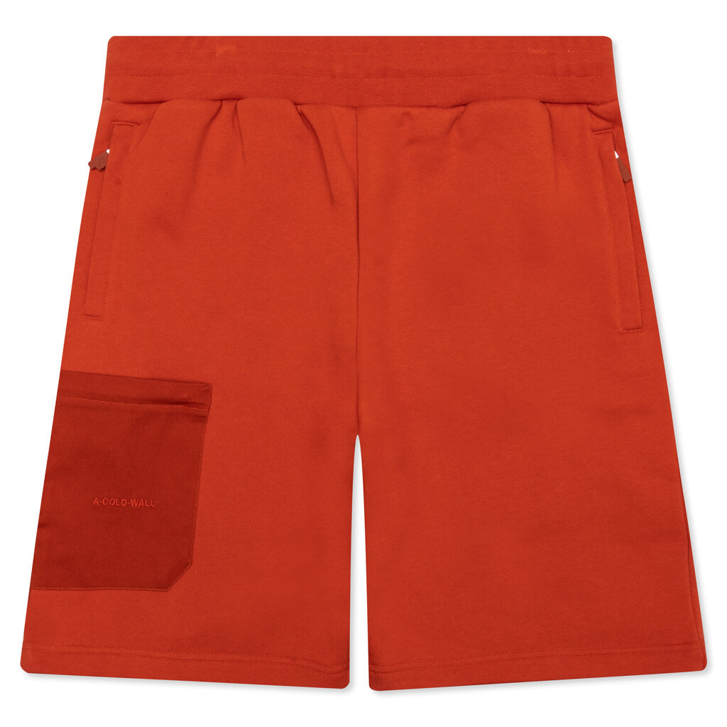 Logo Embroidery Short - Rust Oxide