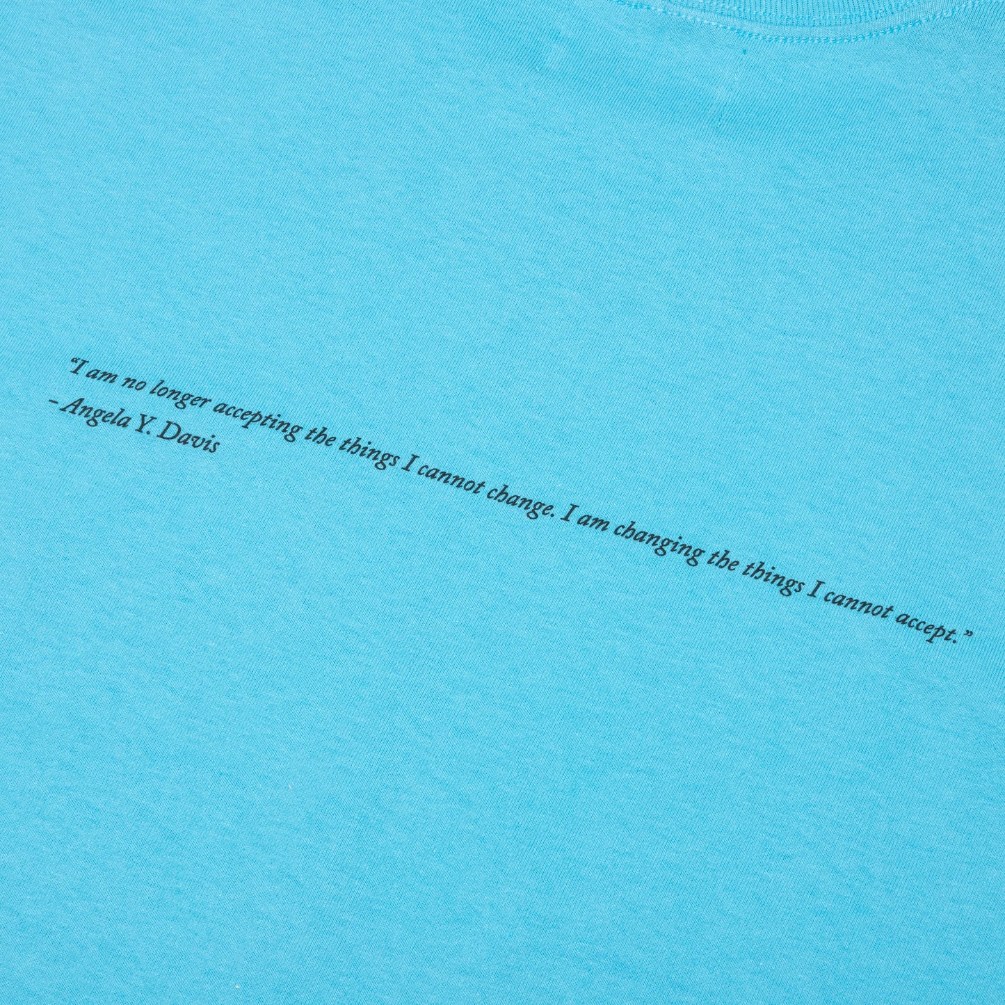 Awake Angela Davis S/S Tee - Aquatic