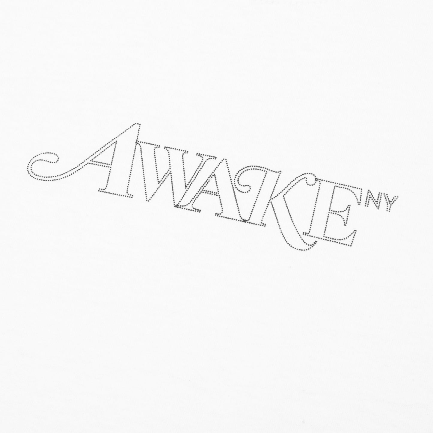 Awake Classic Outline Logo S/S Tee - White