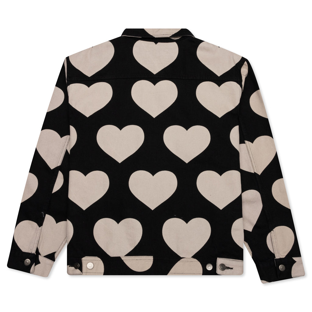 Awake Hearts Harrington Jacket - Black