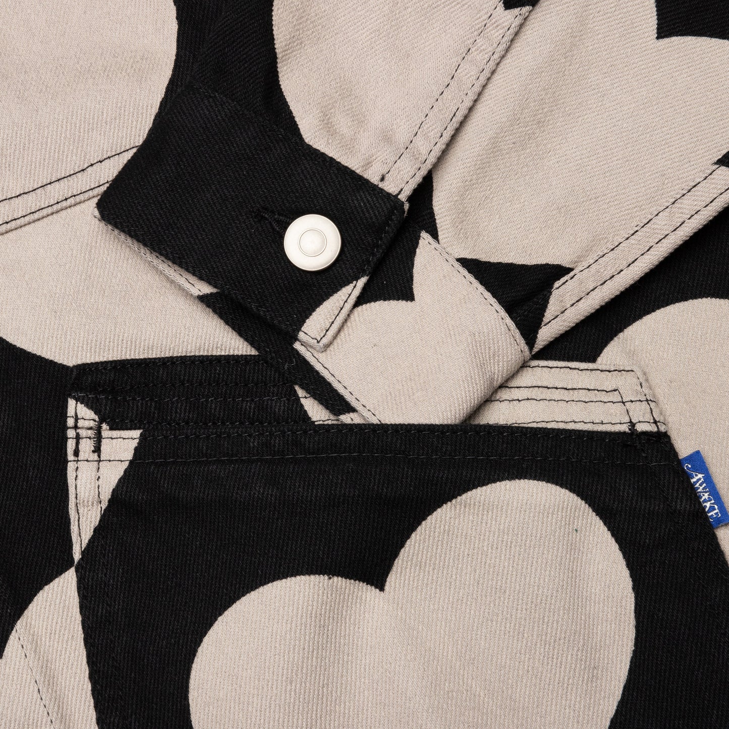 Awake Hearts Harrington Jacket - Black
