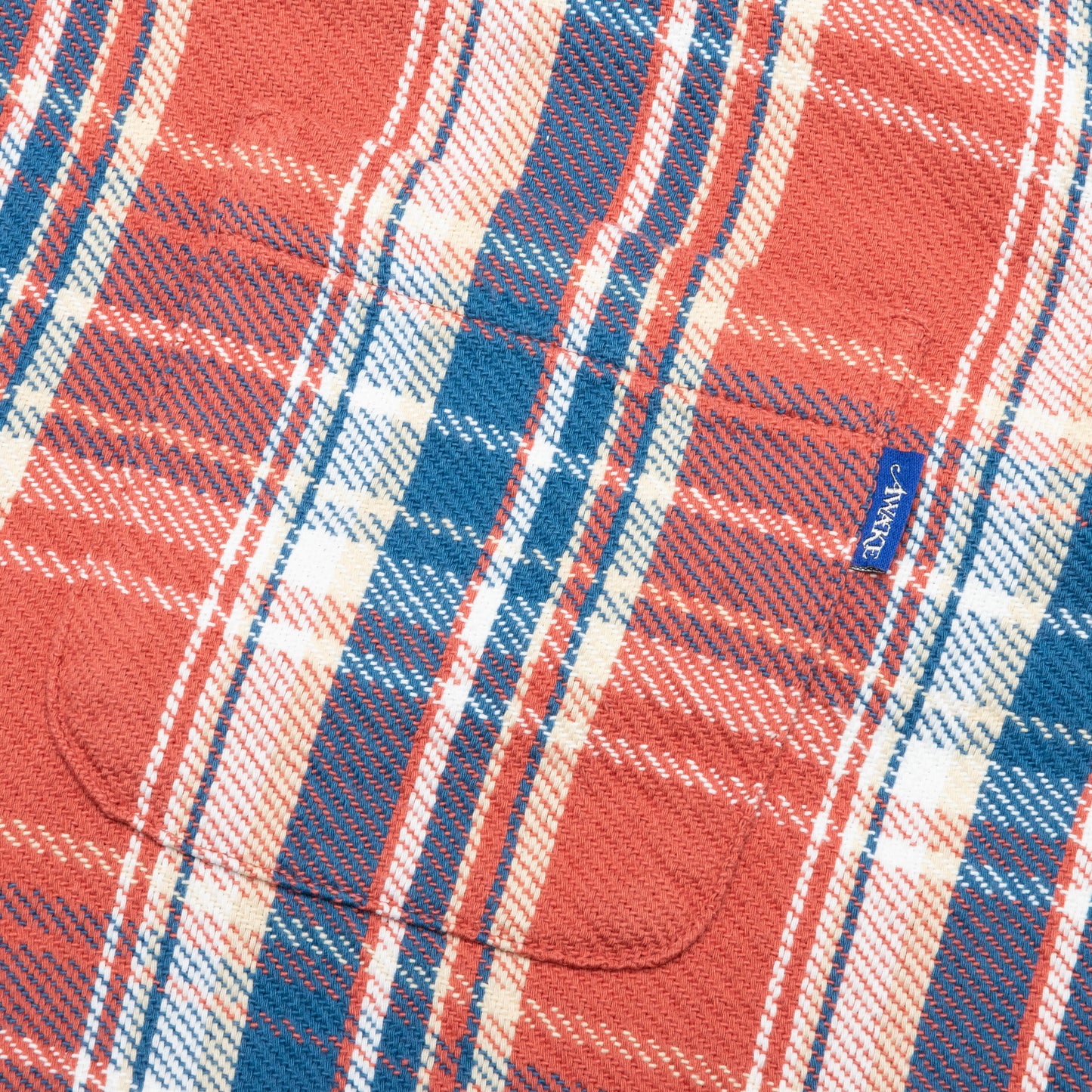 Awake Heavyweight Barbed Wire Back Flannel - Rose