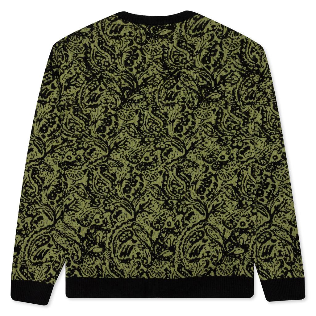 Awake Paisley Cardigan - Black