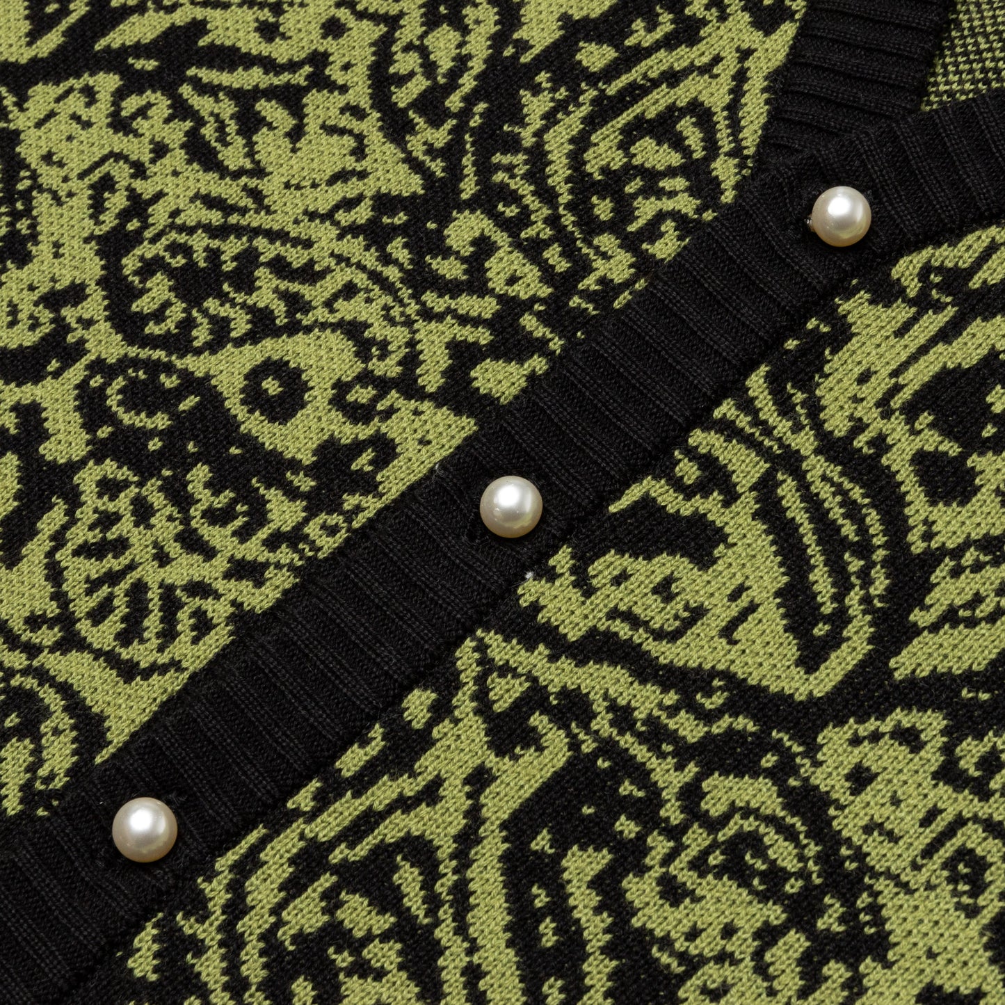 Awake Paisley Cardigan - Black