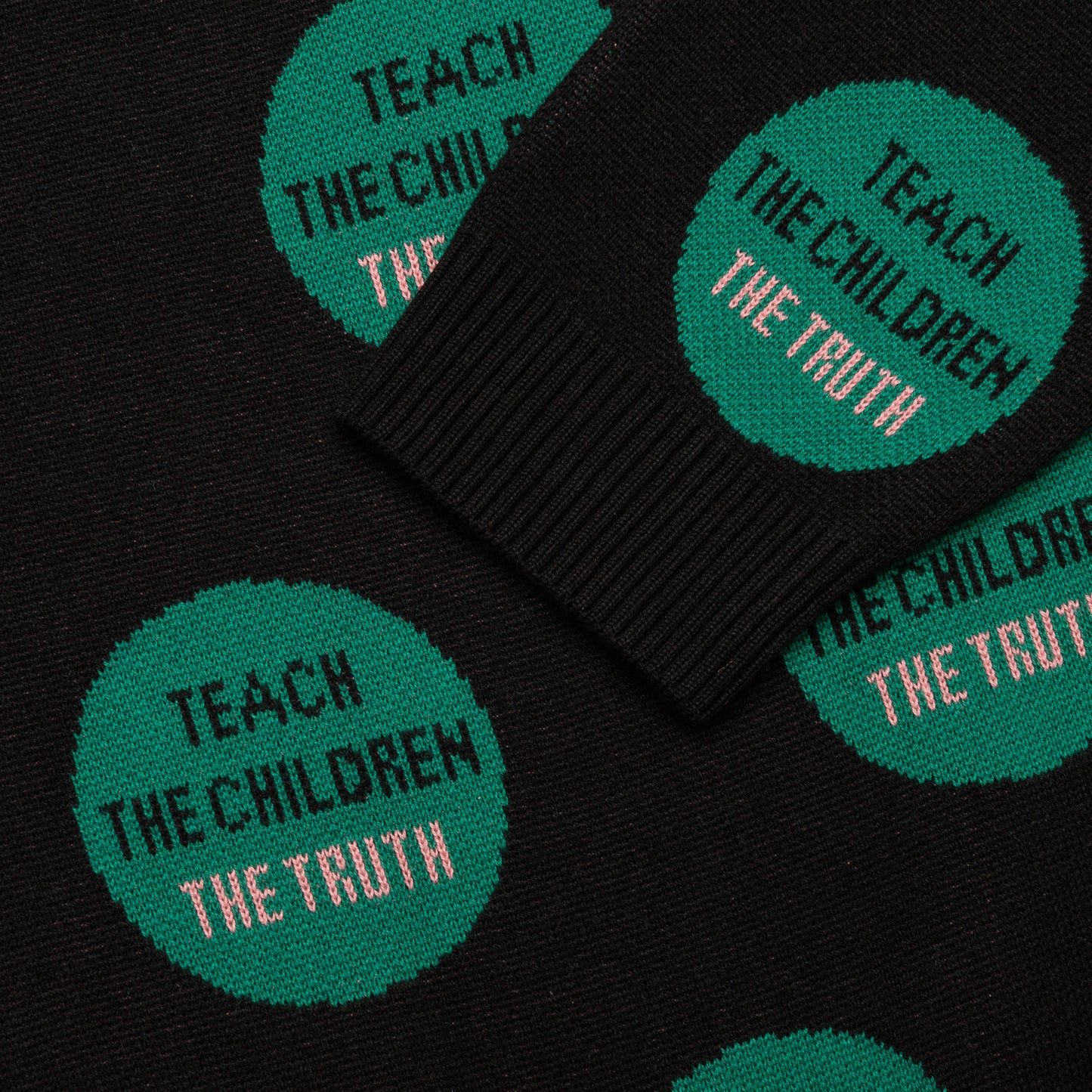Awake Truth Pullover Sweater - Black