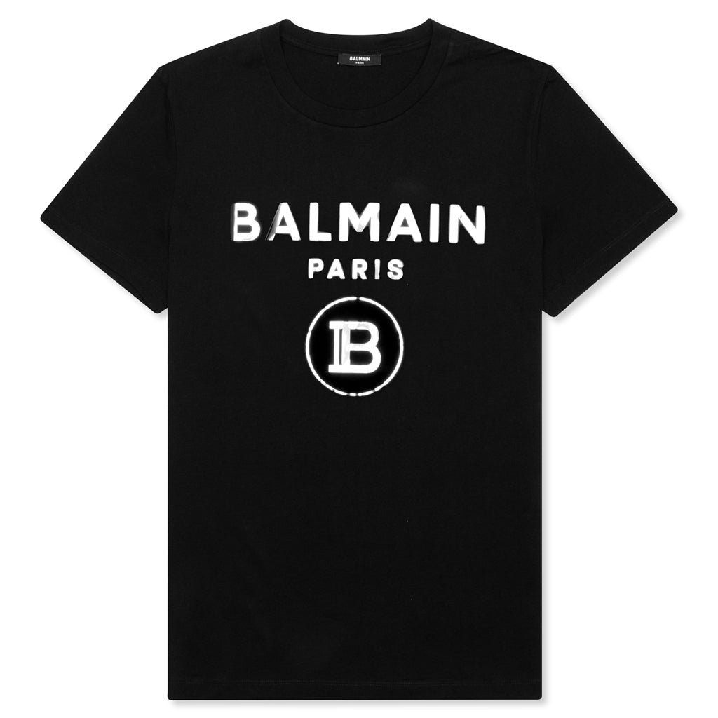 Silver Foil T-Shirt - Black