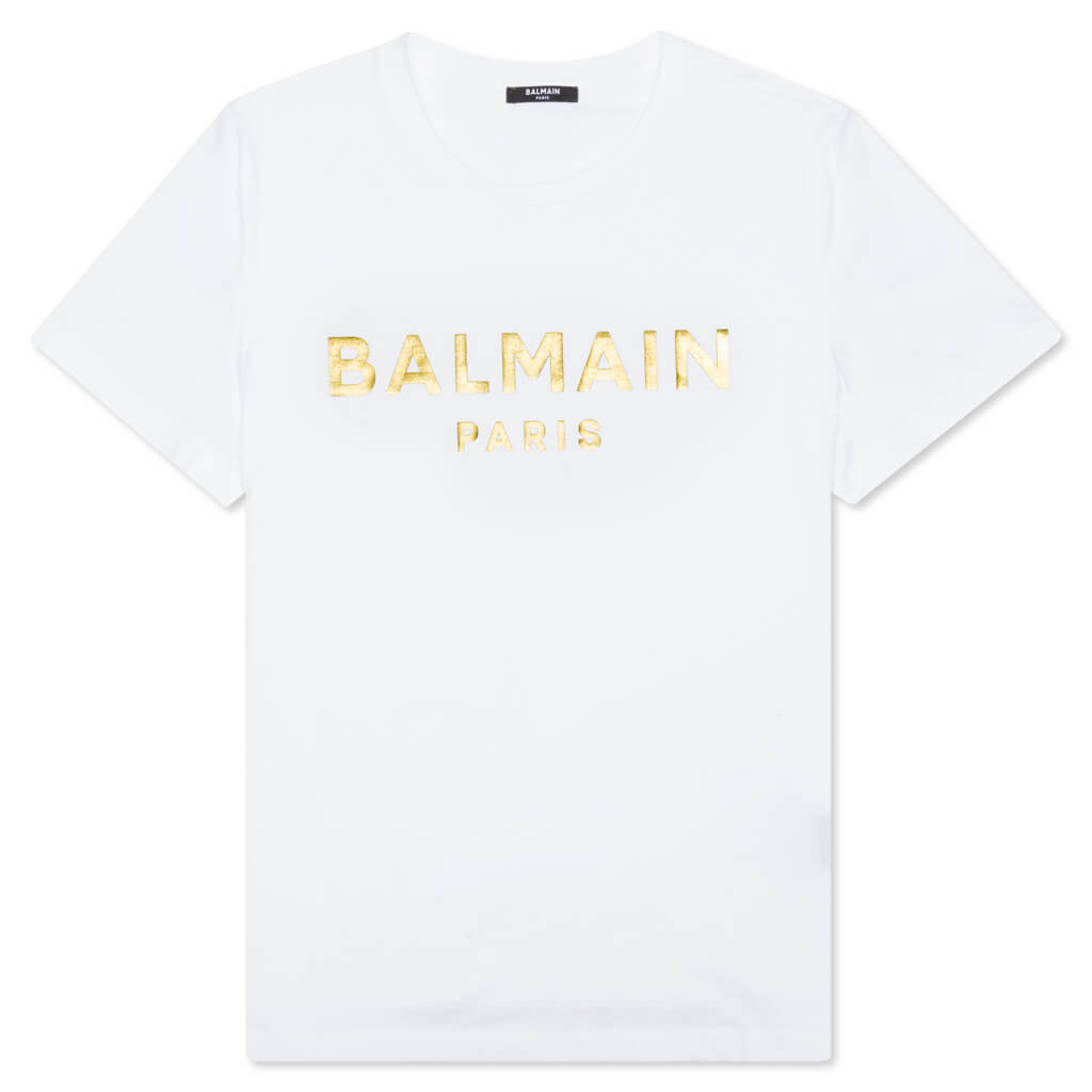 Gold Foil T-Shirt - White