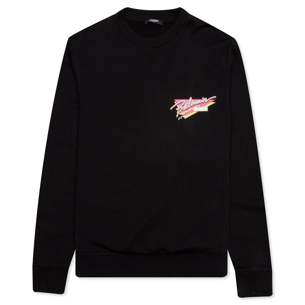 Logo Printed Sweatshirt - Black