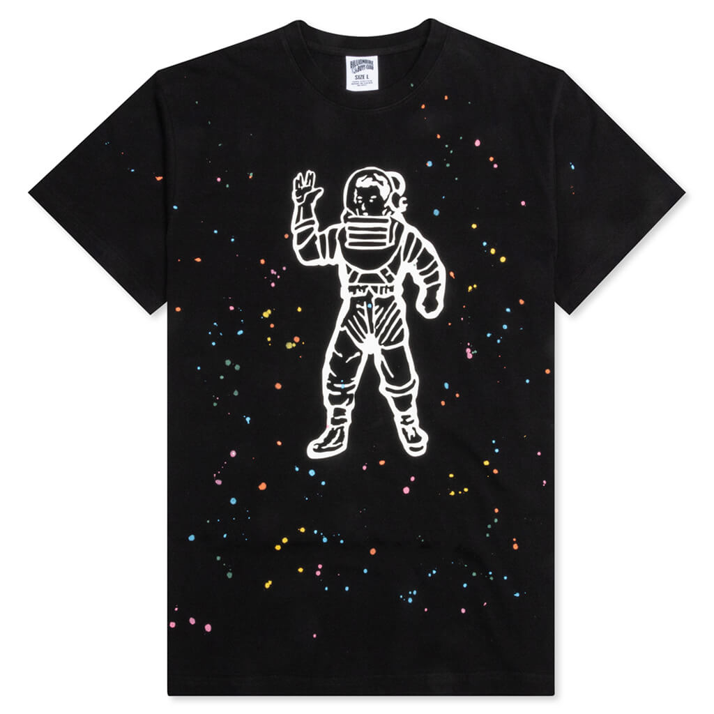 BB Astro Splattered S/S Knit - Black