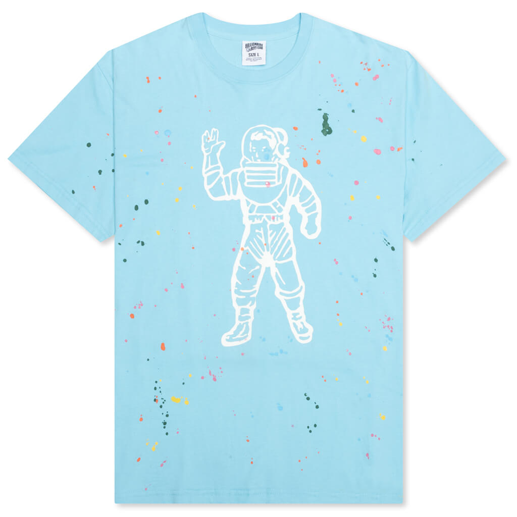 BB Astro Splattered S/S Knit - Sky Blue
