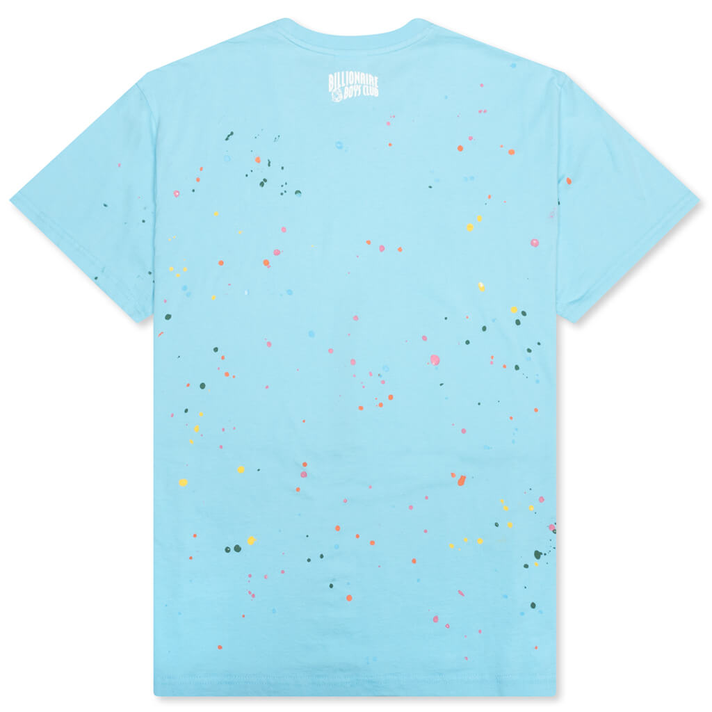 BB Astro Splattered S/S Knit - Sky Blue