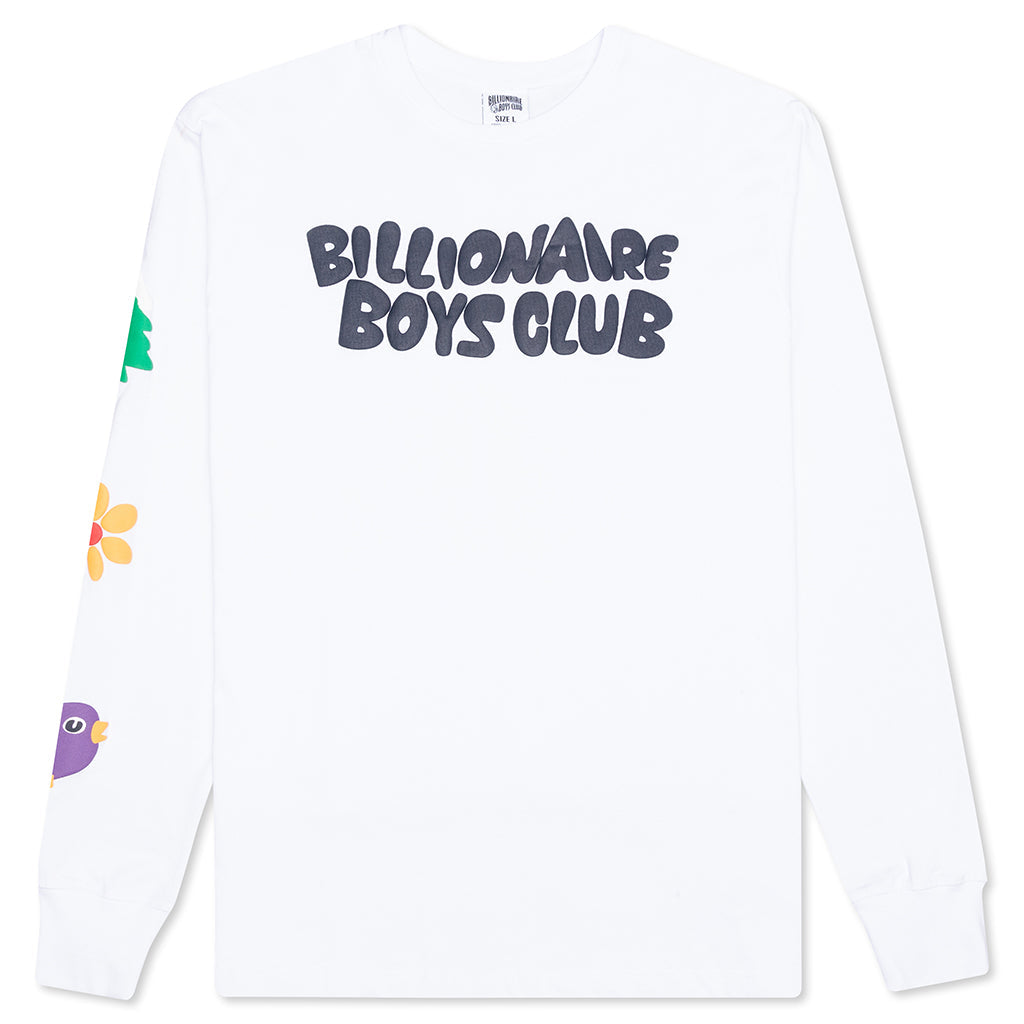 BB Clear Sky L/S Tee - White