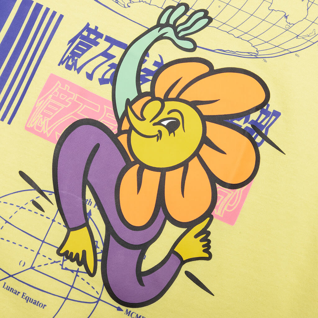 BB Flora S/S Tee - Yellow Iris