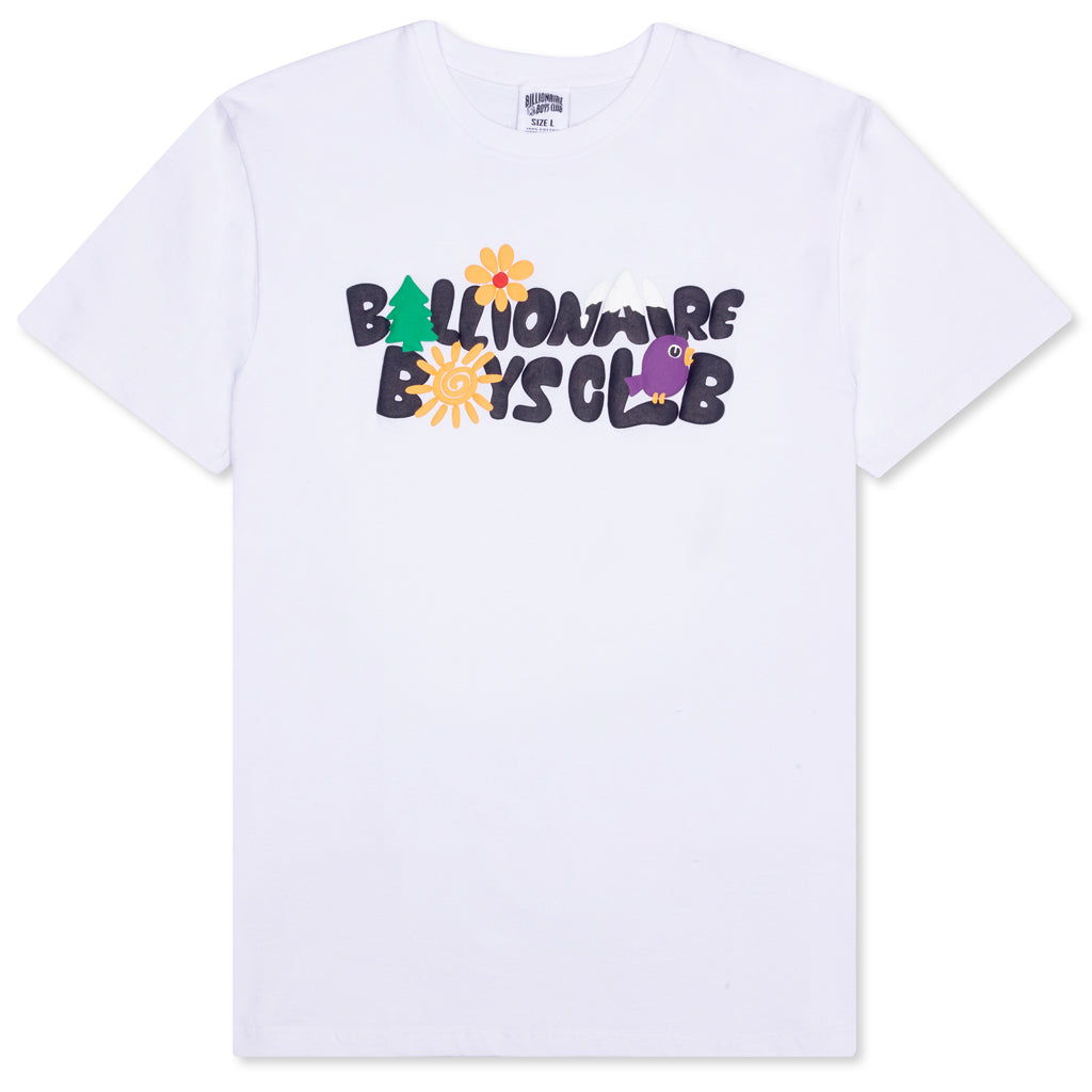 BB Peace Mountain S/S Tee - White