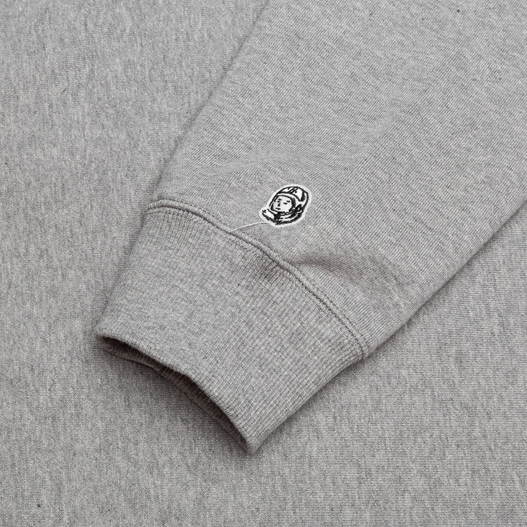 BB Plaid Naut Crew - Heather Grey