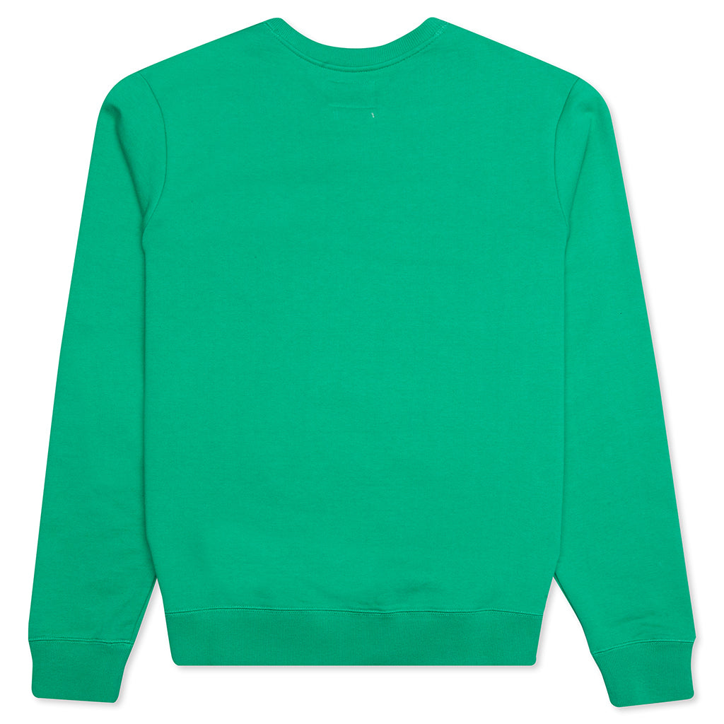 BB Plaid Naut Crew - Ming Green