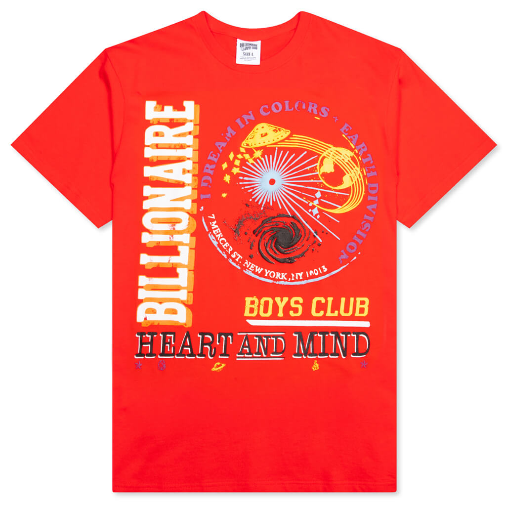 BB Space Dreams S/S Tee - Flame Scarlett