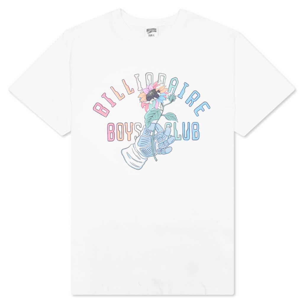 BB Space Flower S/S Tee - White