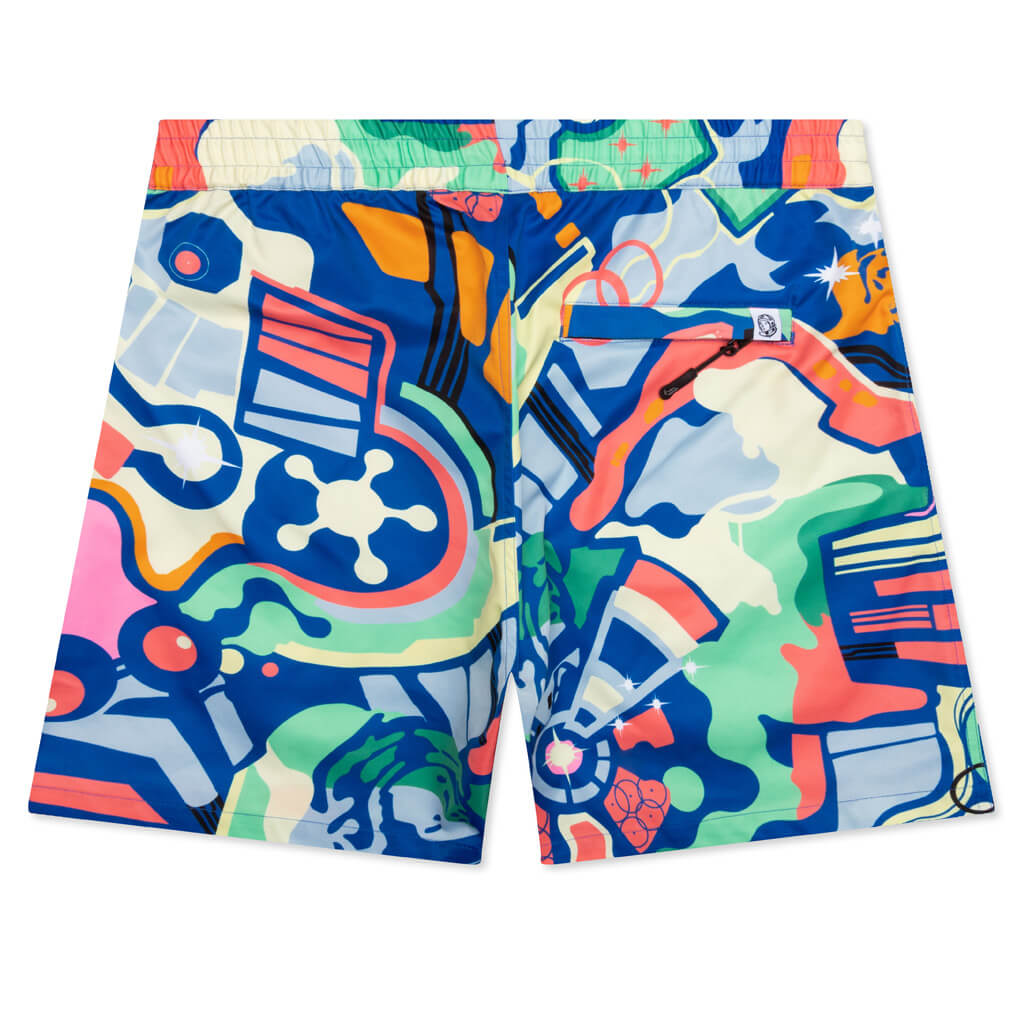 BB Space Garden Short - Celestial Blue