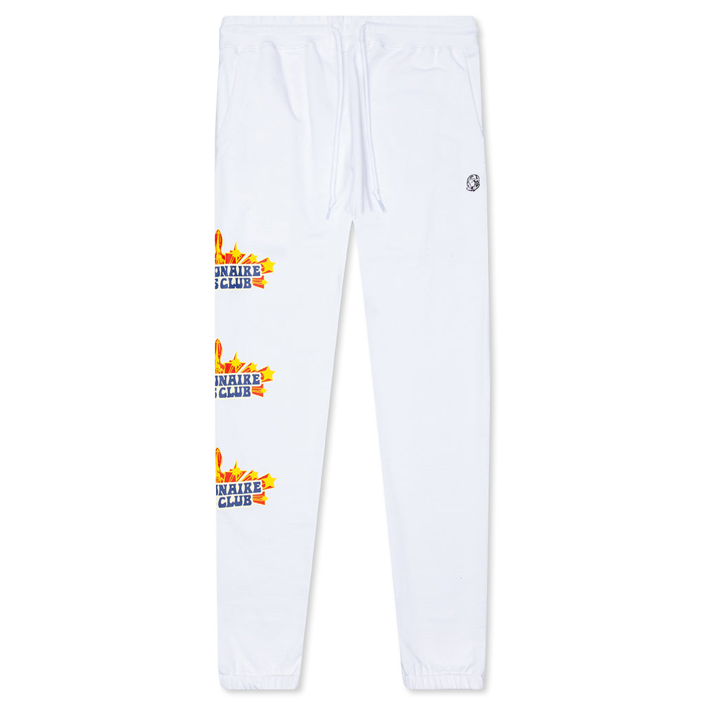 BB Space Race Sweat Pant - White