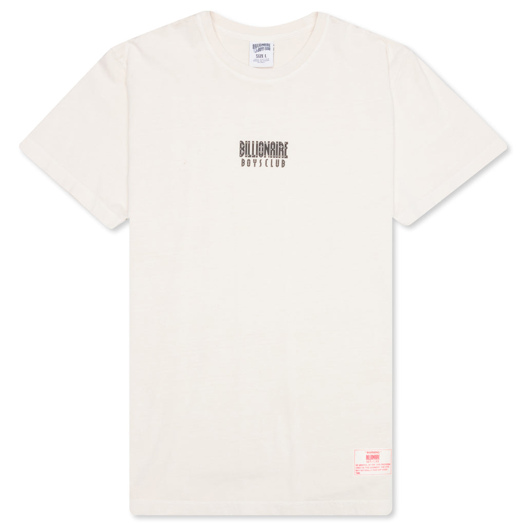 BB Straight Font S/S Knit - Whisper White
