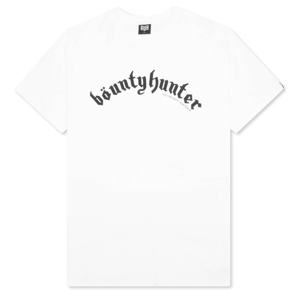 Medieval Script S/S Tee - White