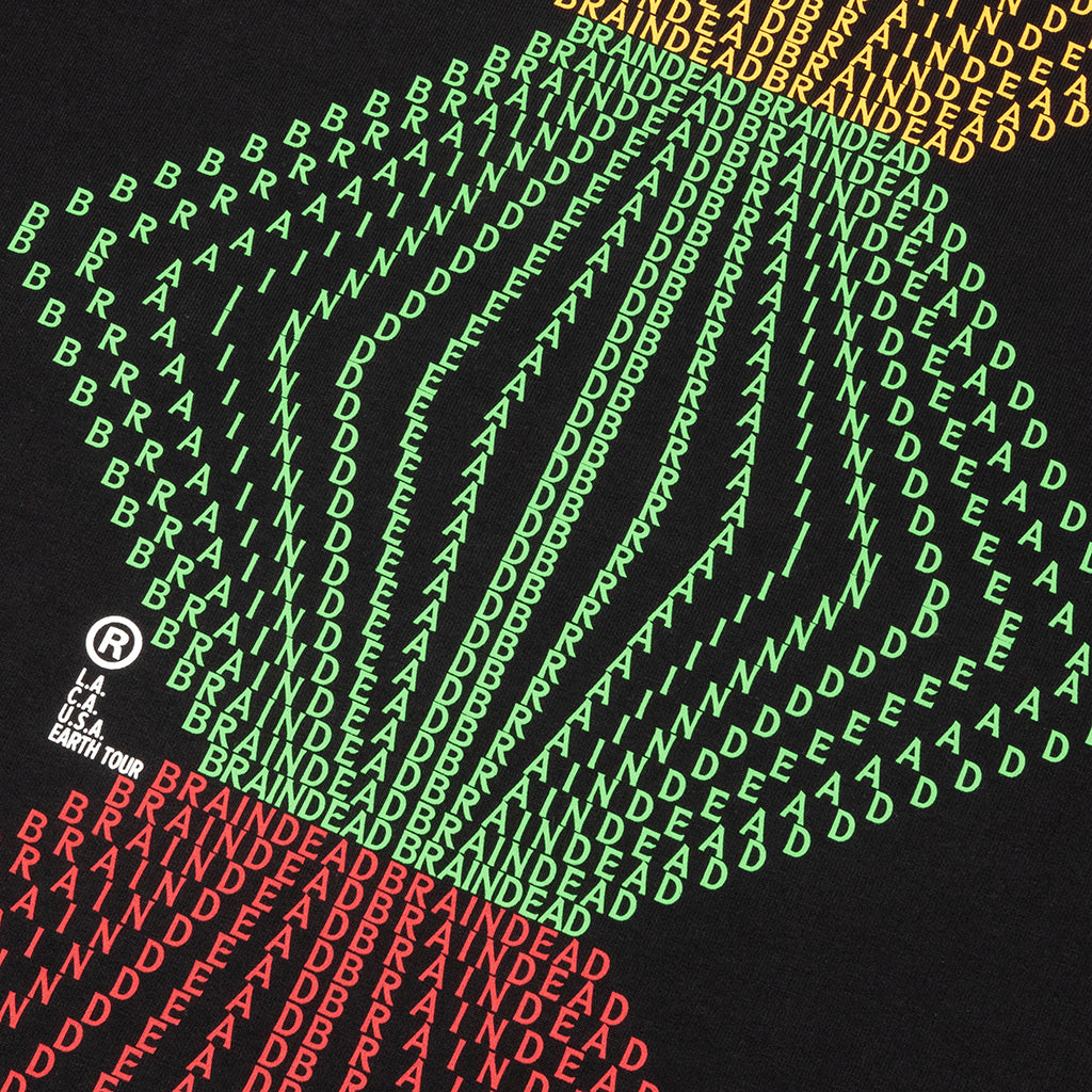 Fractal L/S Crewneck Sweatshirt - Black