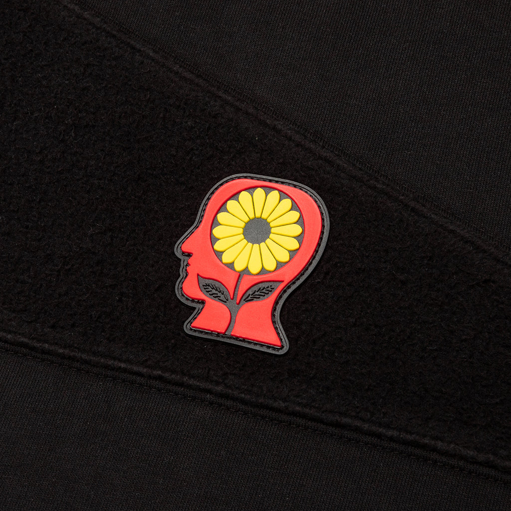 Sunflower Asymmetrical Paneled Crewneck - Black
