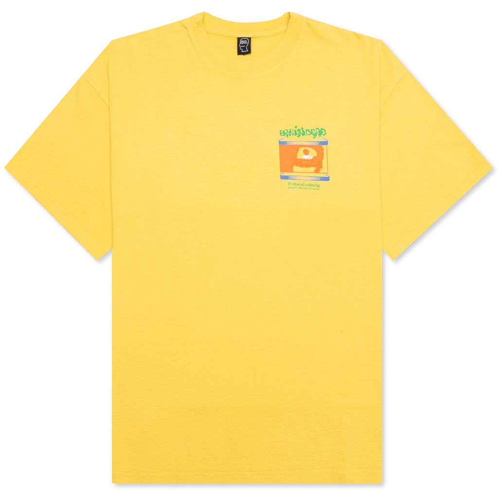 Vortex Interaction Noise Effects T-Shirt - Yellow