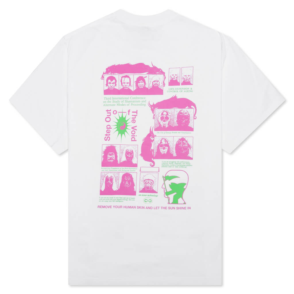 Brain Dead x Gotcha Step Out Of The Void S/S T-Shirt - White