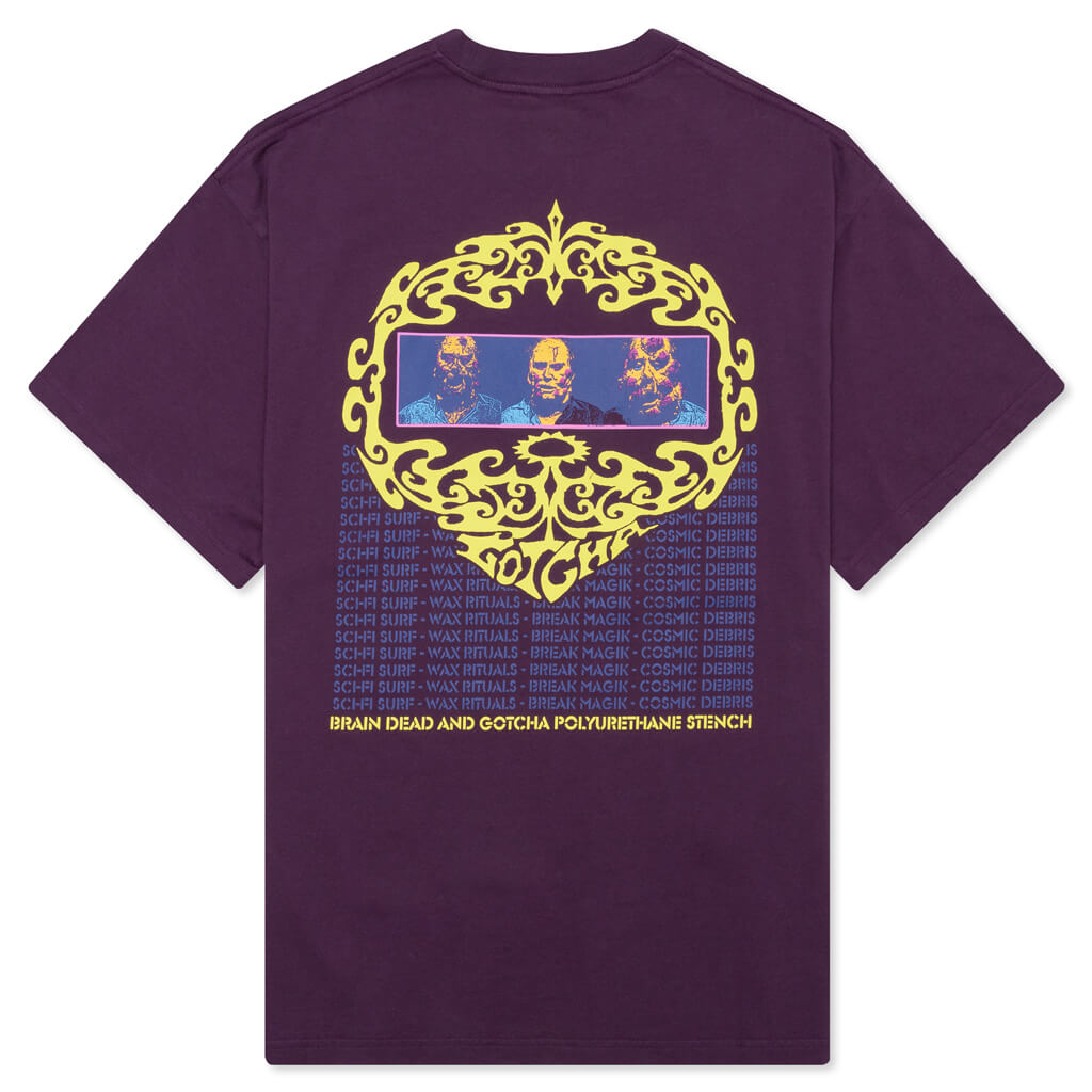 Brain Dead x Gotcha Wax Rituals S/S T-Shirt - Purple