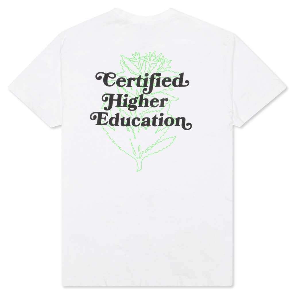 Higher Education Tee - White