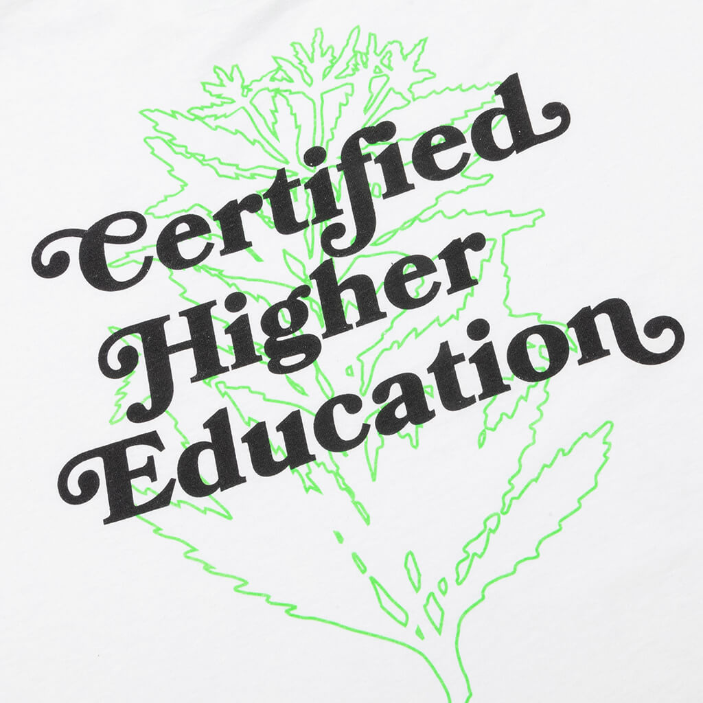 Higher Education Tee - White