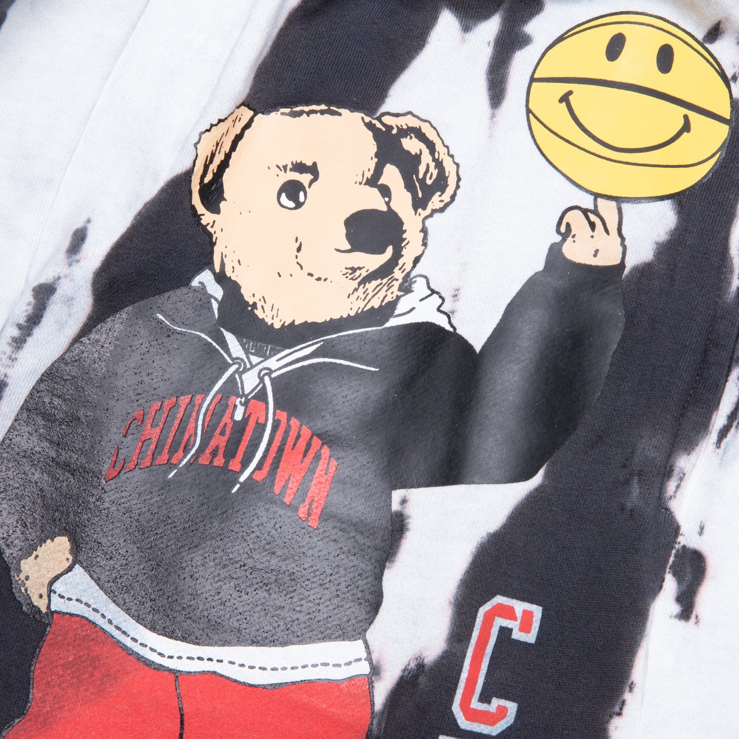 Chinatown Smiley Champion Varsity Bear Sweatshorts - Grey