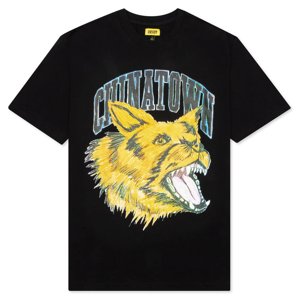 Chinatown Beware Sketch Tee - Black