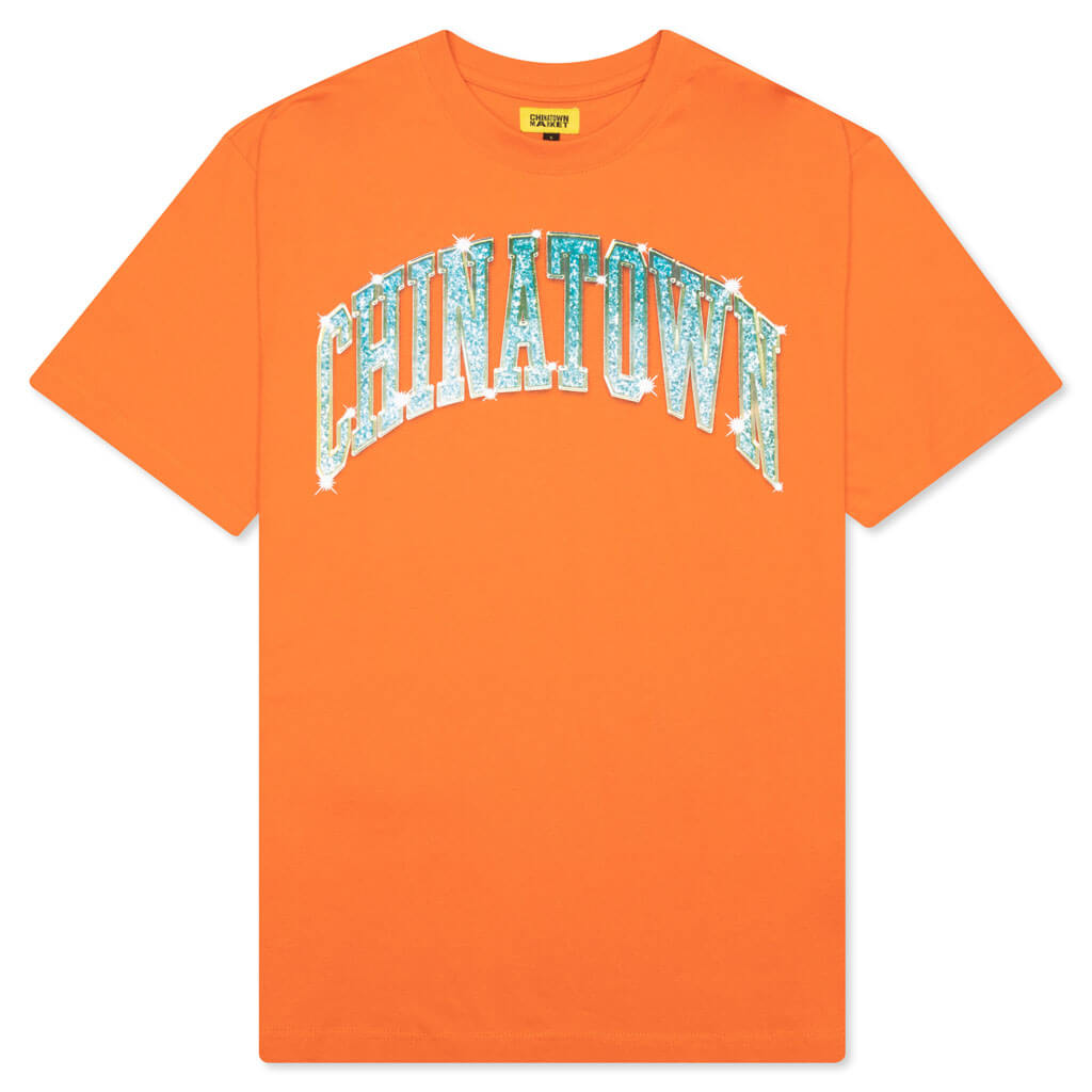 Chinatown Bling Arc Tee - Orange