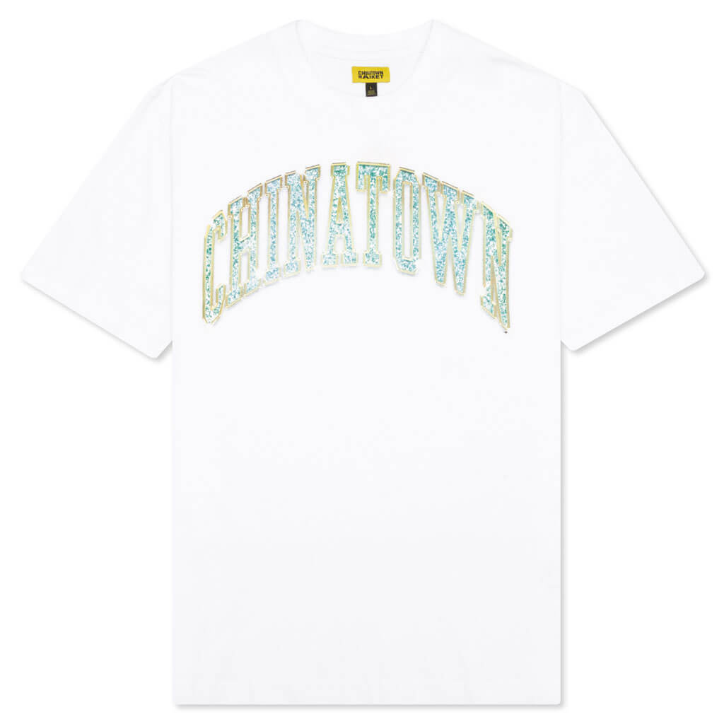 Chinatown Bling Arc Tee - White