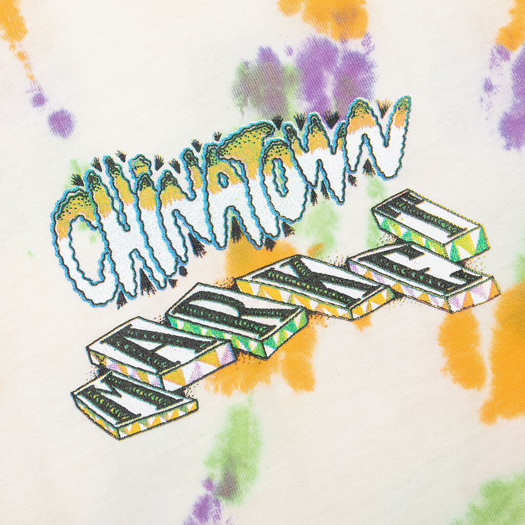 Chinatown Block Tie-Dye Tee - Spiral Tie-Dye