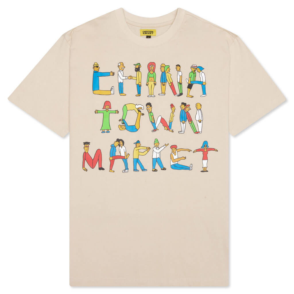 Chinatown City Aerobics Tee - Bone