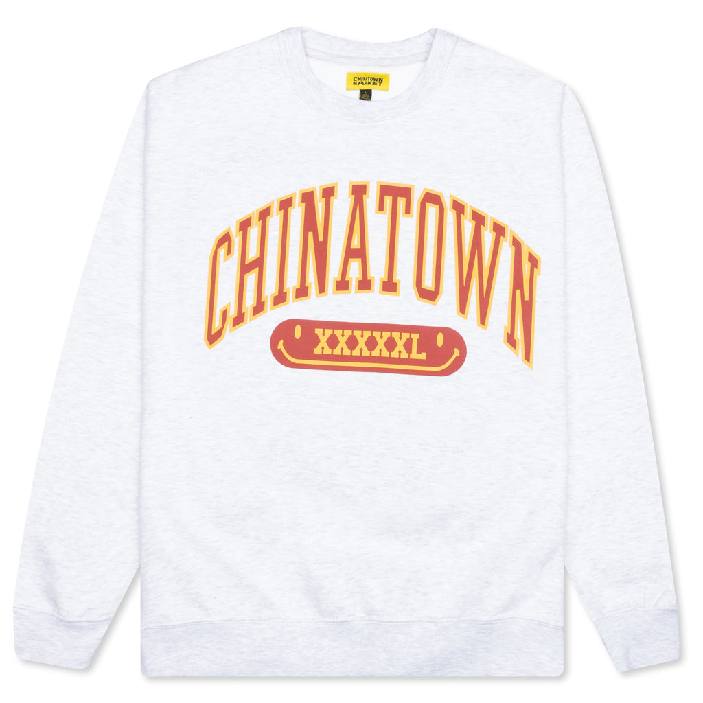 Chinatown Gym Arc Crewneck - Grey