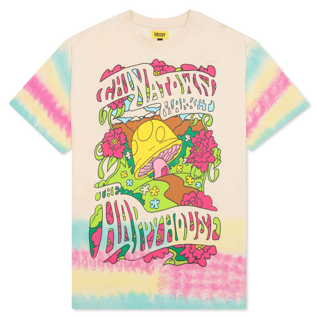 Chinatown Happy House Tee - Edge Tye-Dye