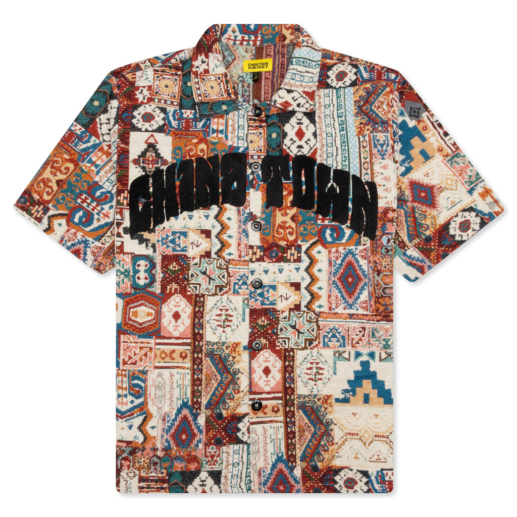 Chinatown Patchwork Shirt - Black