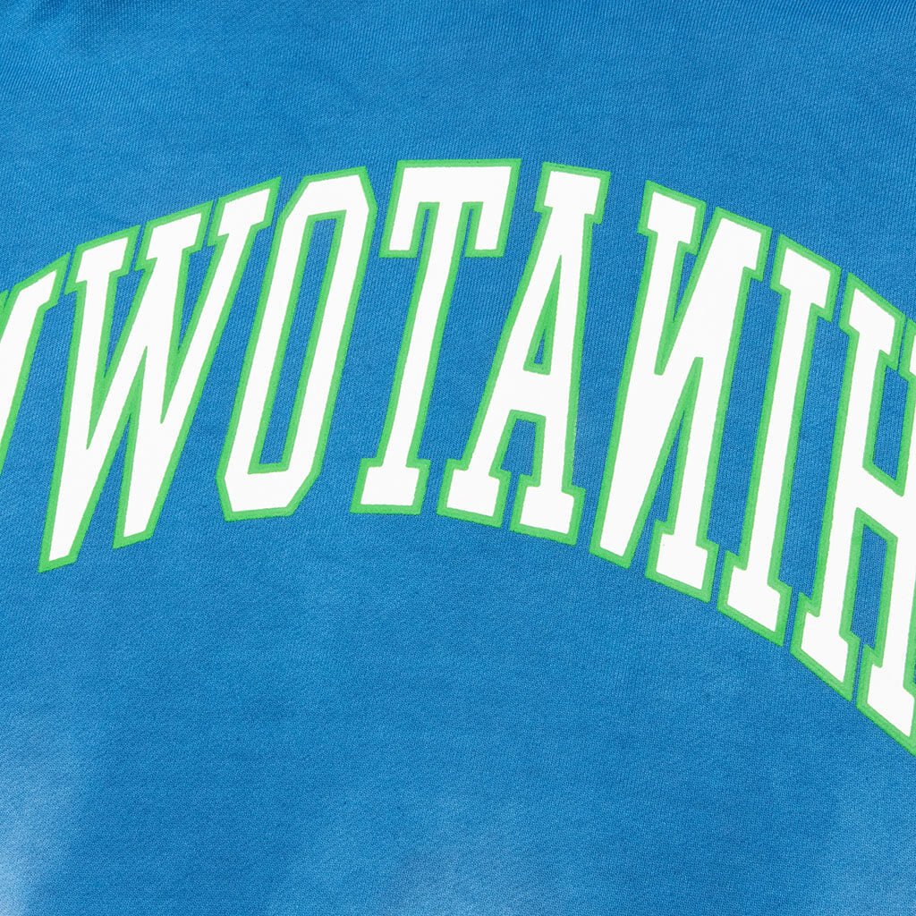 Chinatown Reverse Arc Tie-Dye Hoodie - Tie-Dye Blue