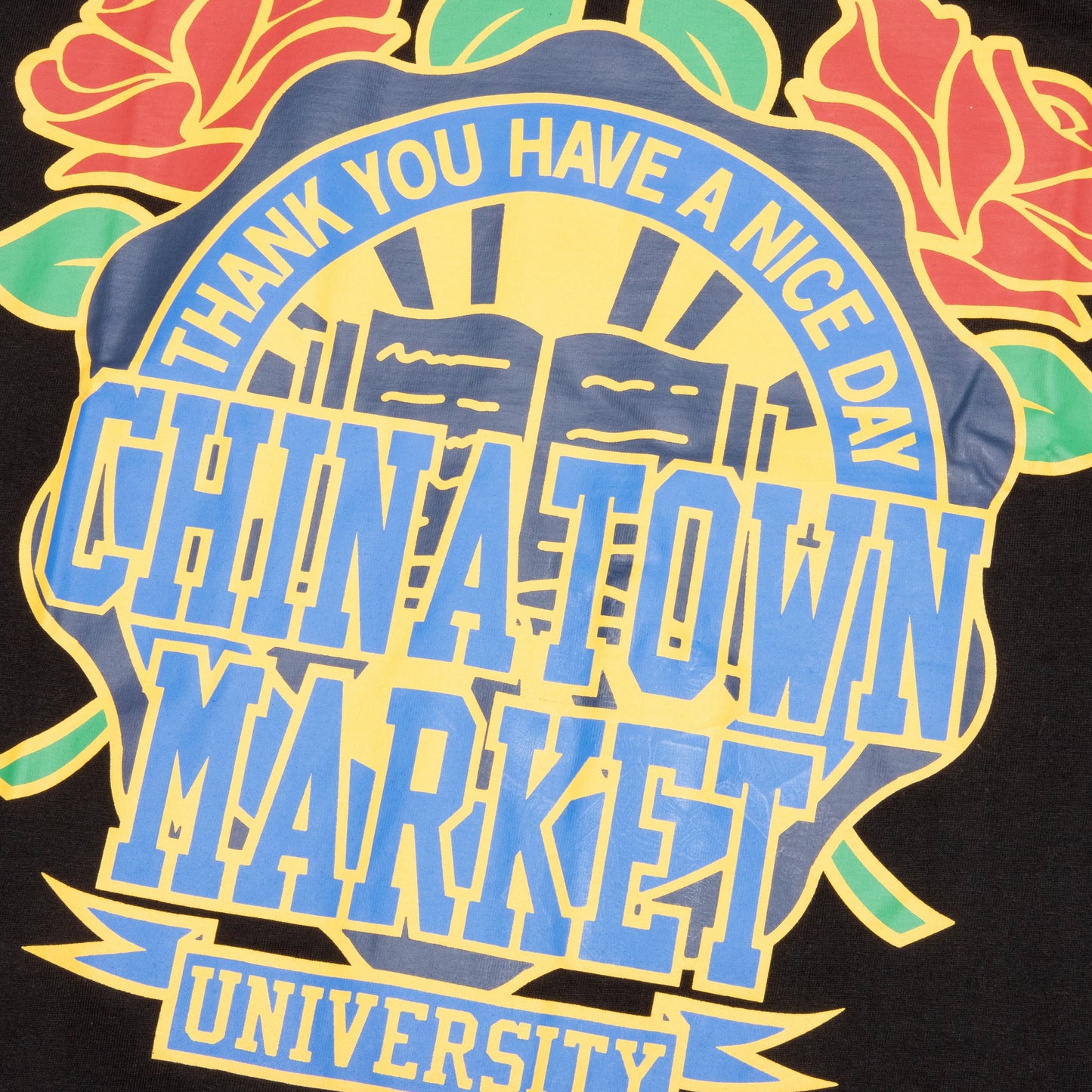Chinatown Rose Garden S/S Tee - Black