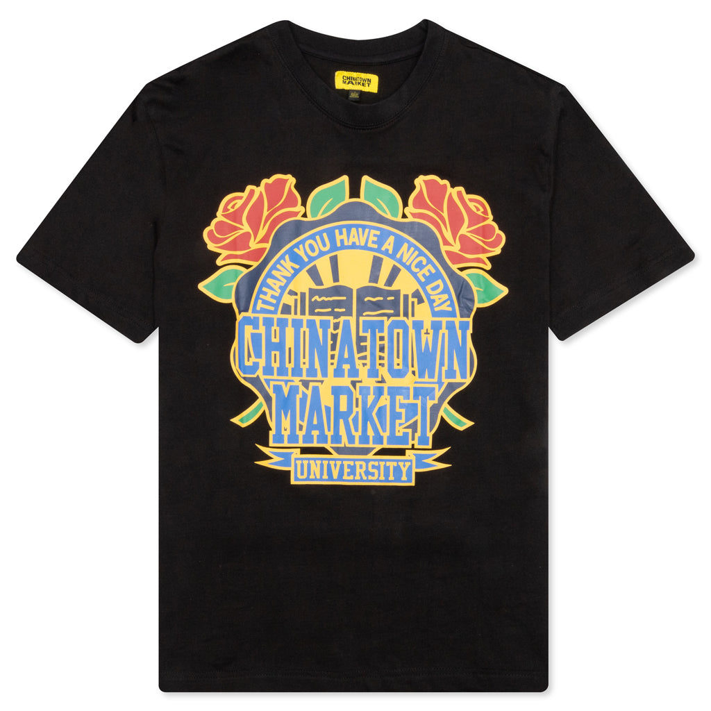 Chinatown Rose Garden S/S Tee - Black
