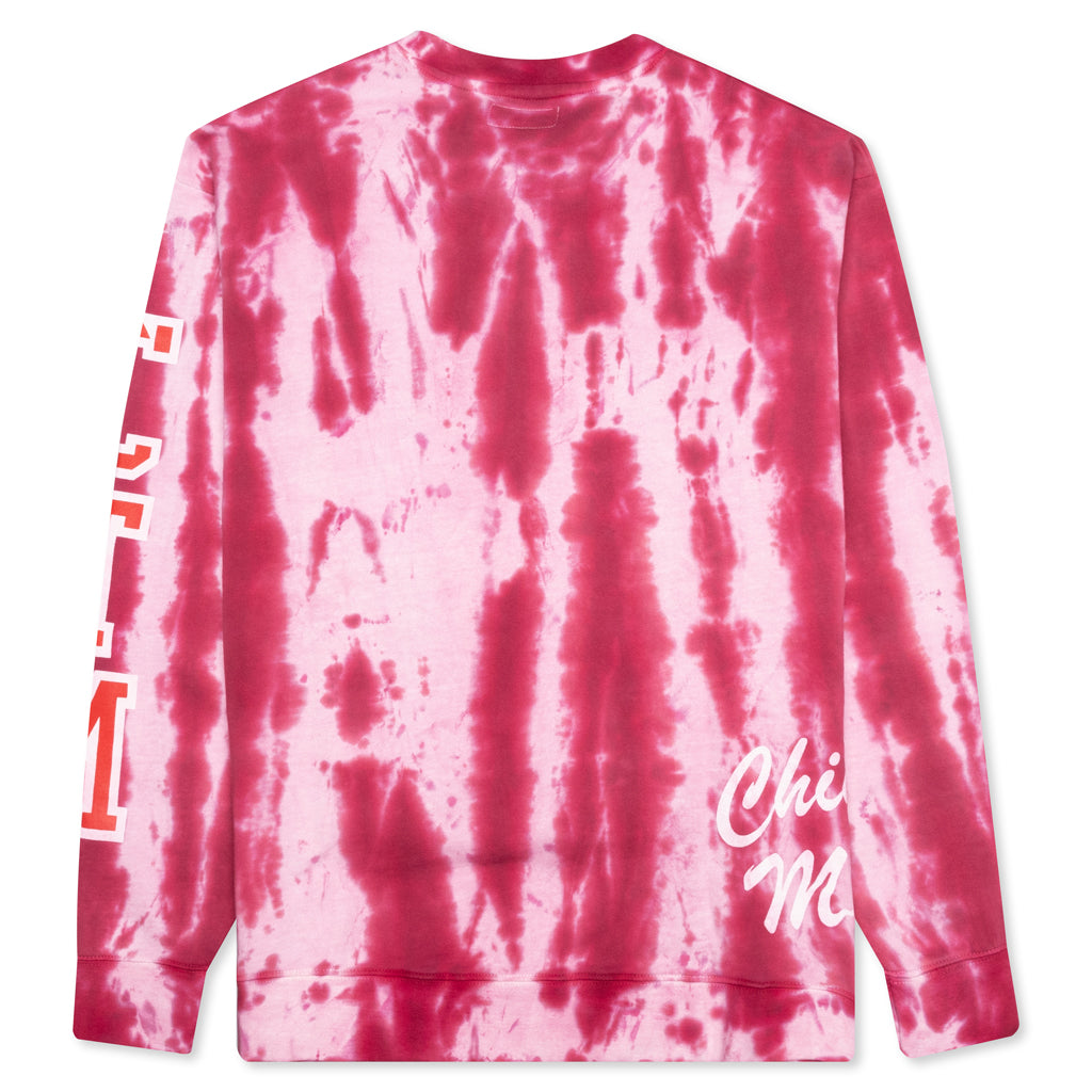Chinatown Smiley Champion Varsity Bear Crewneck - Red