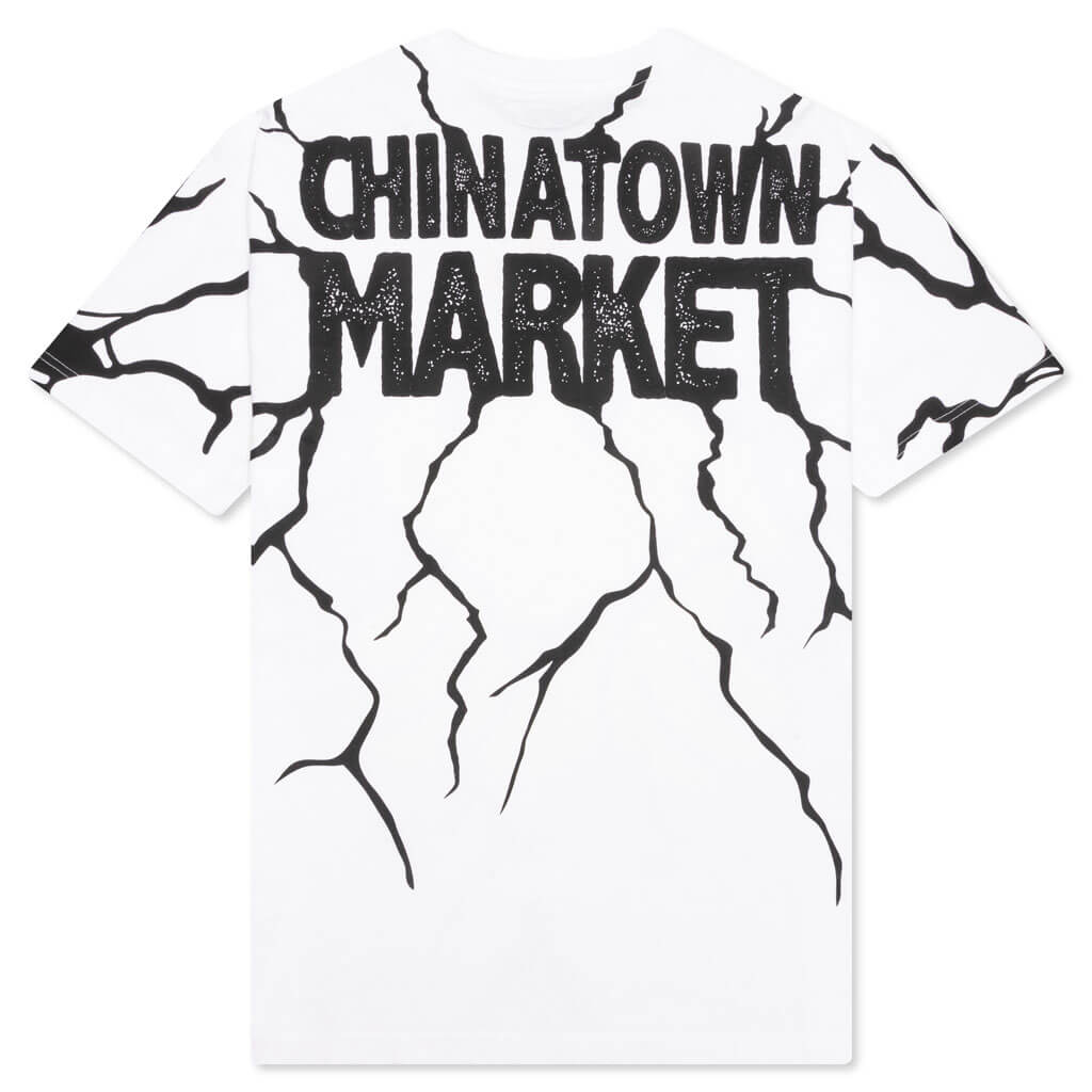 Chinatown Smiley Dry Wall Breaker Tee - White