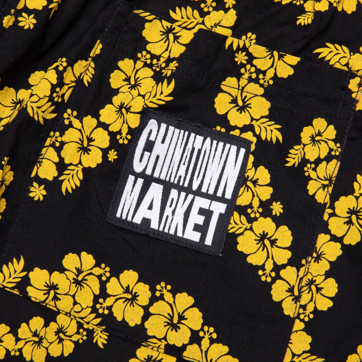Chinatown Smiley Floral Shorts - Black